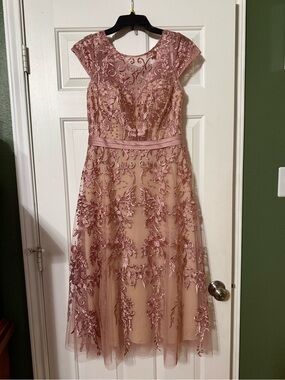 Azazie Jolanda Mauve Pink Dress - A6